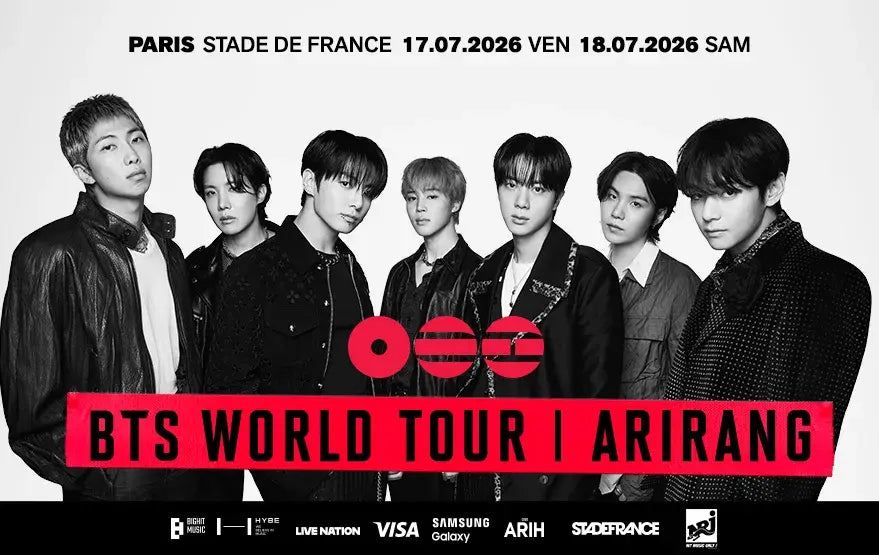 BTS Wolrd Tour - Paris 2026