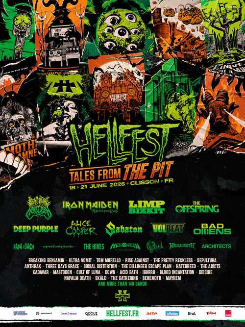 Hellfest 2026 - Pass 1 Jour - Clisson - Samedi 20 juin 2026