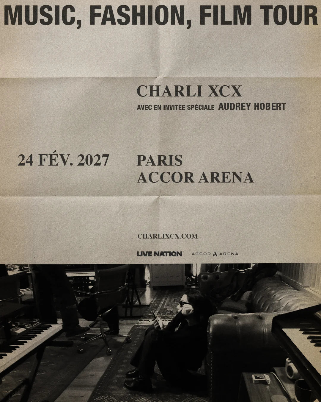 Charli xcx – Accor Arena – Paris – Mercredi 24 février 2027 à 19h